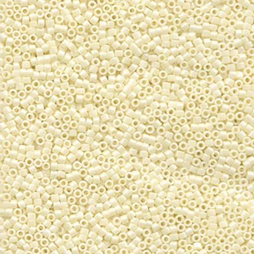 size 11 Miyuki Delica seed beads ceylon yellow db203 5g — 5g pack, premium Japanese cylinder beads perfect for bead weaving, embroidery,…