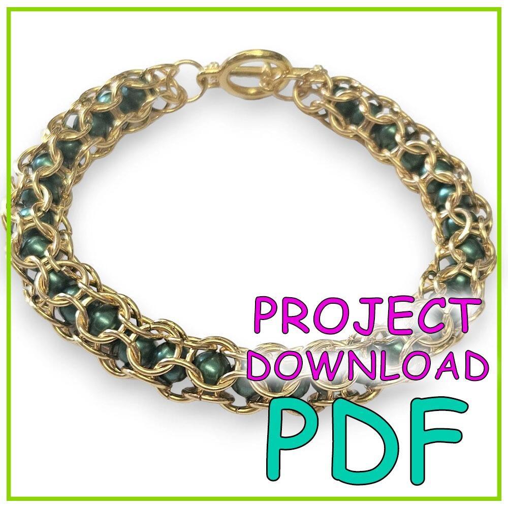 Cora Bracelet PDF Download for jewellery making