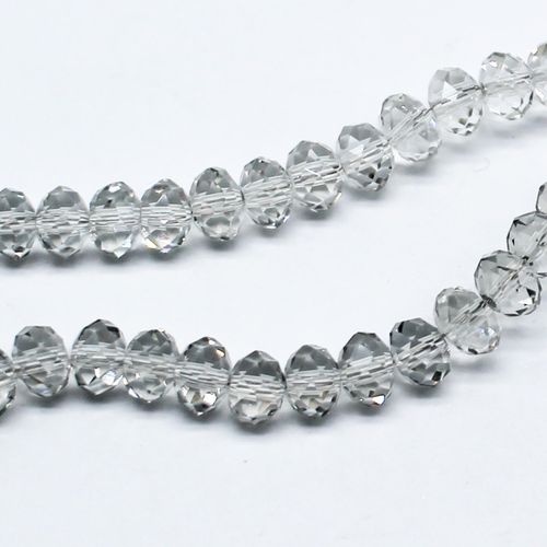 6mm crystal beads smokey — faceted for jewelry making and beadwork