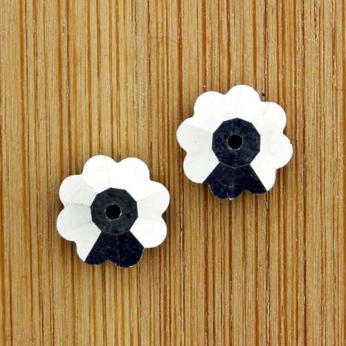10mm resin Rivoli stone 10mm — faceted round crystal-style cabochon ideal for jewelry making, settings, and crafts