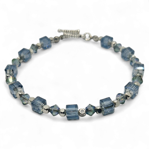 Ariana Crystal Bracelets Makes 4 Hint Blue for jewellery making