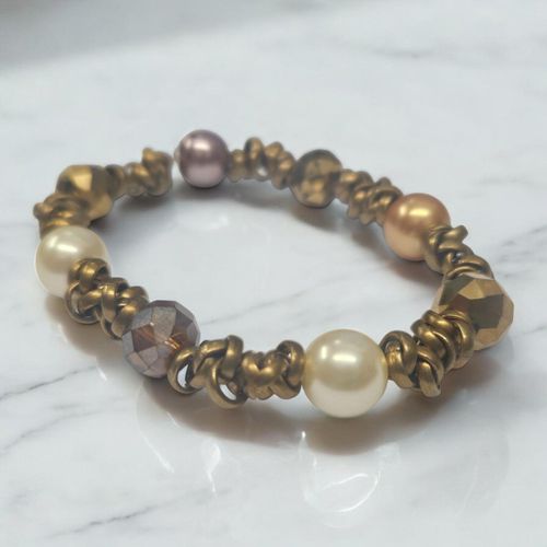 Stretch Chain Bracelets Makes 15 Gold for jewellery making