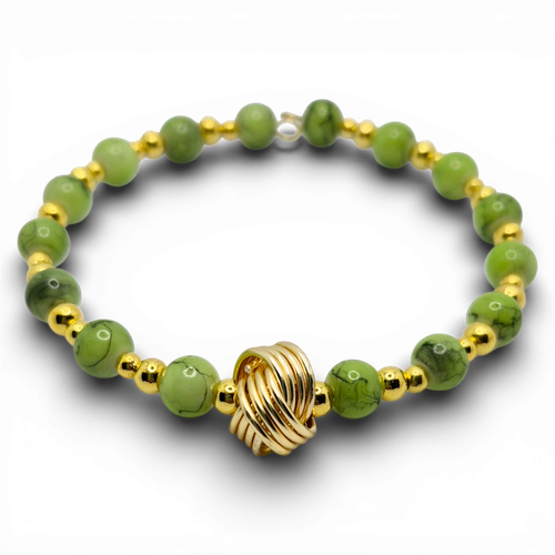 Trilogy love Knot Bracelets (3) Lime for jewellery making