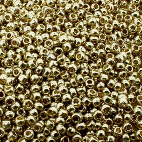 Toho Size 8 Seed Beads 10g PF Gal Aluminum 2mm for jewellery making