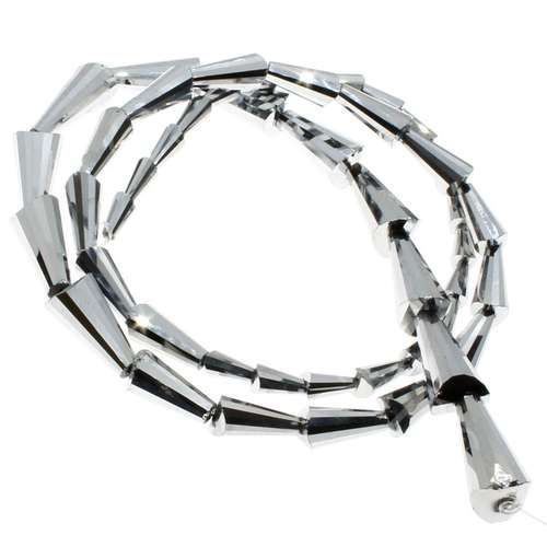 crystal beads silver — plated finish, ideal for jewelry making and beadwork