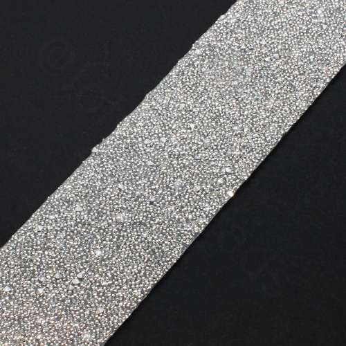 Sparkle Ribbon 28mm - Silver Stardust