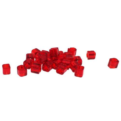 Toho Cubes 4mm 10g - Tranparent Ruby