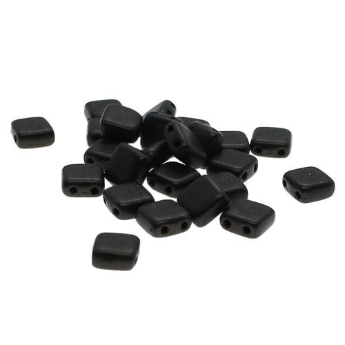 6mm Czech glass glass beads metallic suede dark green — pack of 25, high-quality two-hole beads ideal for jewelry making, bead weaving, a…