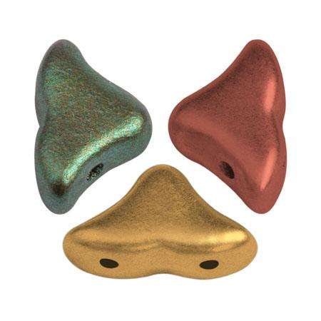 Helios Puca Beads 10g - Yellow Gold Met Iris