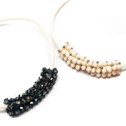 Bead Weaving montana - makes 2 jewelry making kit — DIY set with beads and instructions for creating handmade jewelry