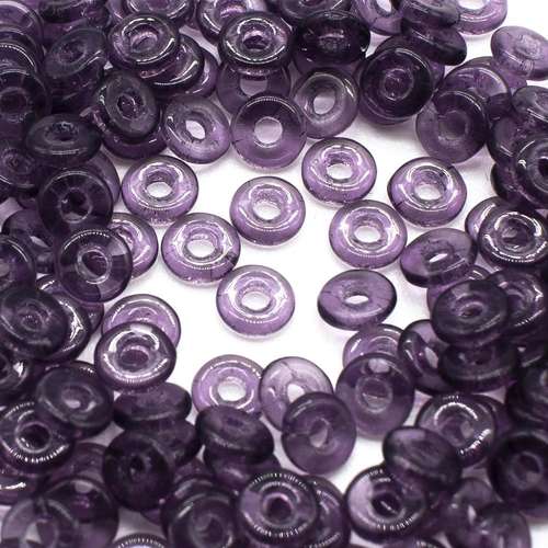 4mm Czech glass glass beads ring 4mm 5g 180pcs - tanzanite — pack of 5, high-quality two-hole beads ideal for jewelry making, bead weavin…