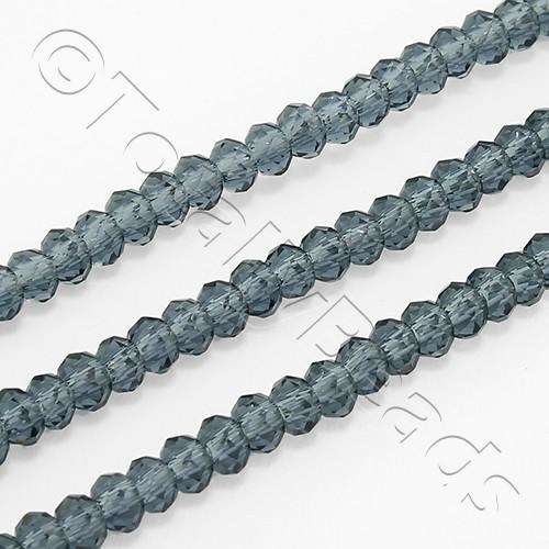 3mm crystal beads sapphire blue, pack of 150 — faceted for jewelry making and beadwork