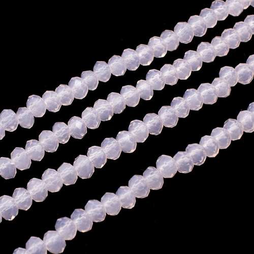 3mm crystal beads rosaline, pack of 150 — faceted for jewelry making and beadwork
