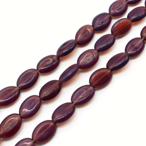 Opal Purple Flat Rice - 12mm