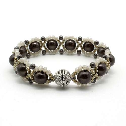 Lucy Miracle Bracelet bronze bracelet making kit — DIY set with beads and instructions for creating handmade jewelry