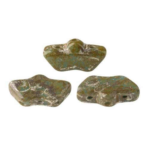 Delos Puca Beads 10g - Opaque Aqua New Picasso