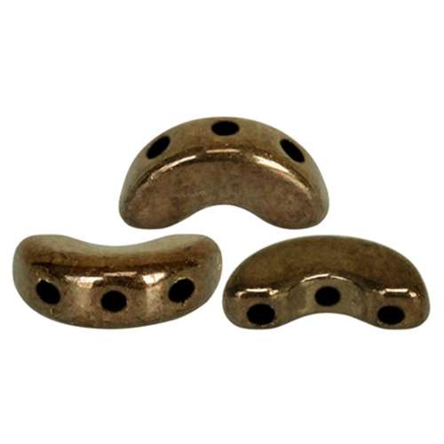 Arcos Puca Beads 10g - Dark Gold Bronze