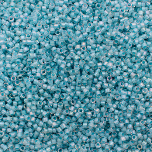 Toho Treasure Size 11 5g - Inside-Colour Crystal/Sky Blue-Lined