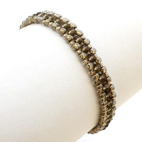 Lara Crystal Bracelets Kit black diamond bracelet making kit — DIY set with beads and instructions for creating handmade jewelry