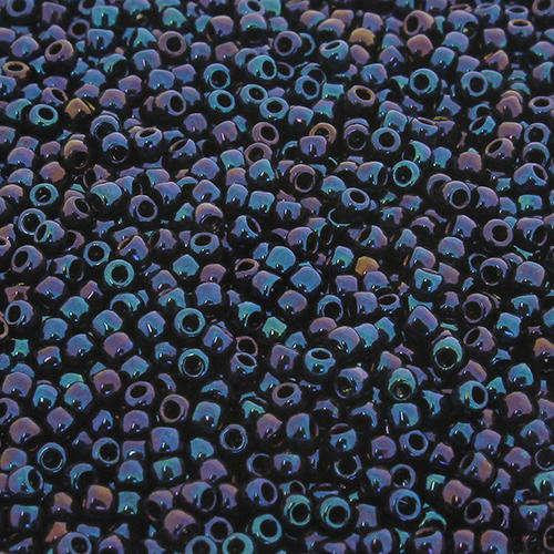 Toho Size 11 Seed Beads 10g - Metallic Nebula