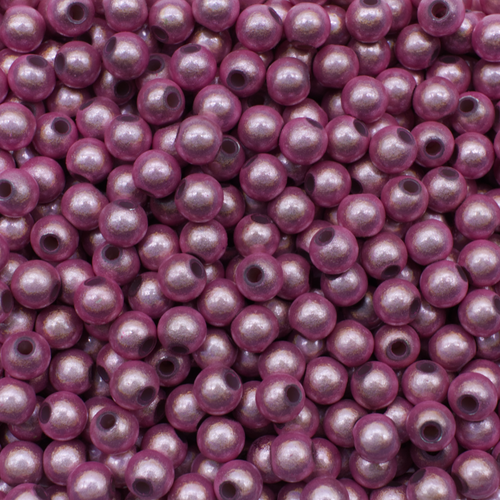 5mm Miracle acrylic round beads 5mm 80pcs round light pink — pack of 80, reflective 3D-effect beads ideal for jewelry making, crafts, and…
