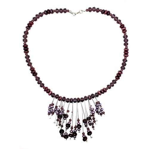 Fringe Jewellery purple jewelry making kit — DIY set with beads and instructions for creating handmade jewelry