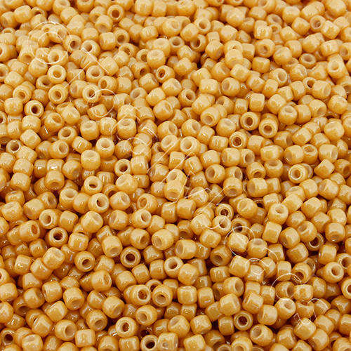 Toho Size 11 Seed Beads 10g - Opq Luster Dk Beige