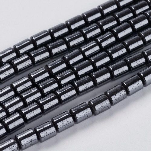Hematite Drum 4x5mm