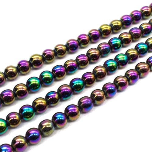 6mm hematite beads — for jewelry making, crafting, and beadwork projects
