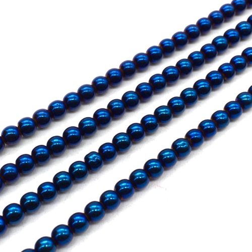 4mm hematite beads — for jewelry making, crafting, and beadwork projects