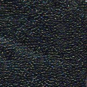 size 11 Miyuki Delica seed beads green iris db003 5g — 5g pack, premium Japanese cylinder beads perfect for bead weaving, embroidery, and…