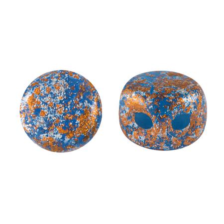 Kalos Puca Beads 10g - Frost Blue Lagoon Tweedy