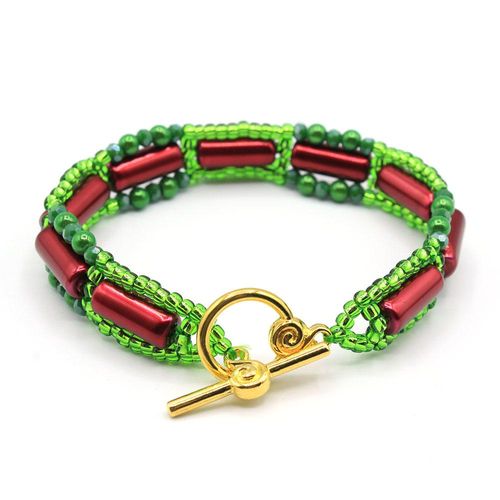 Phoebe Bracelet christmas wishes bracelet making kit — DIY set with beads and instructions for creating handmade jewelry