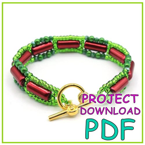 Phoebe Bracelet PDF Download for jewellery making
