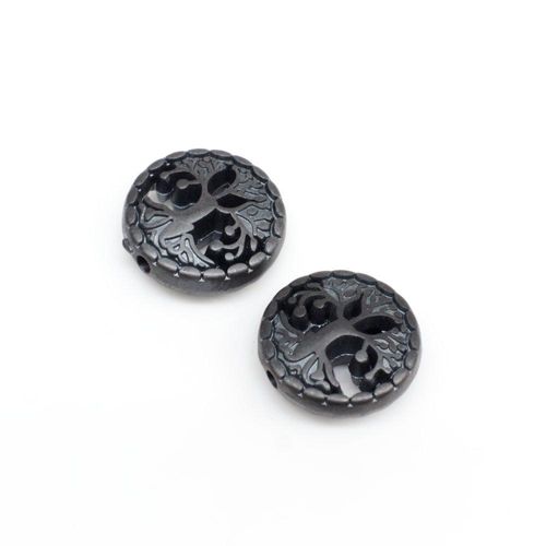 12mm hematite beads — for jewelry making, crafting, and beadwork projects