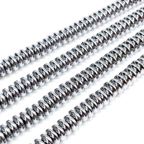 6mm hematite beads — for jewelry making, crafting, and beadwork projects
