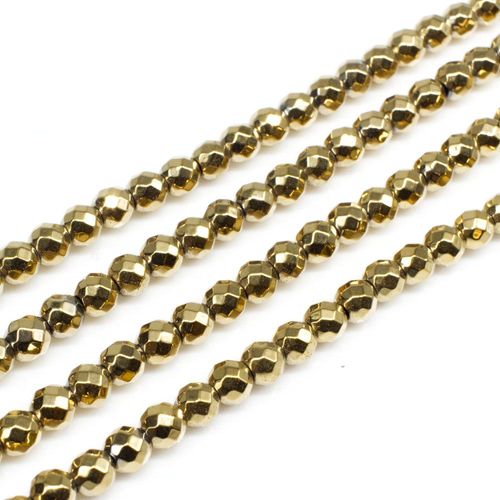 4mm hematite beads — for jewelry making, crafting, and beadwork projects
