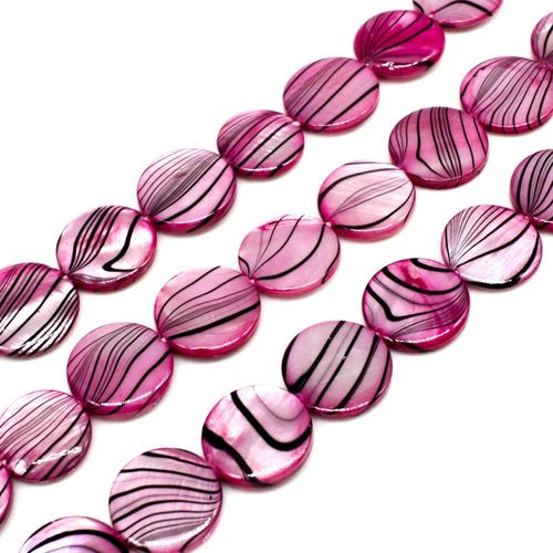 12mm resin druzy bead disc pink with lines — sparkling cabochon-style stone ideal for jewelry making, pendants, and craft designs