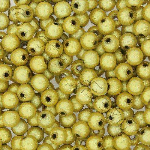 6mm Miracle acrylic round beads 6mm round yellow 65pcs — pack of 65, reflective 3D-effect beads ideal for jewelry making, crafts, and dec…