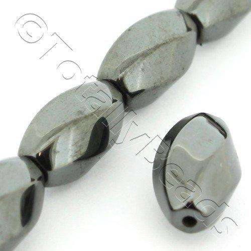 8x16mm hematite beads — for jewelry making, crafting, and beadwork projects