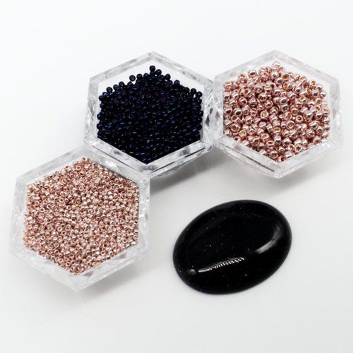 BC 2023 WK 1: Gemstone Cabochon Pendant Blue Sandstone 40mm for jewellery making