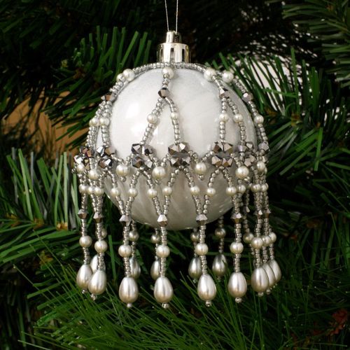 Jane Bauble Zoom 24/1 silver haze jewelry making kit — DIY set with beads and instructions for creating handmade jewelry