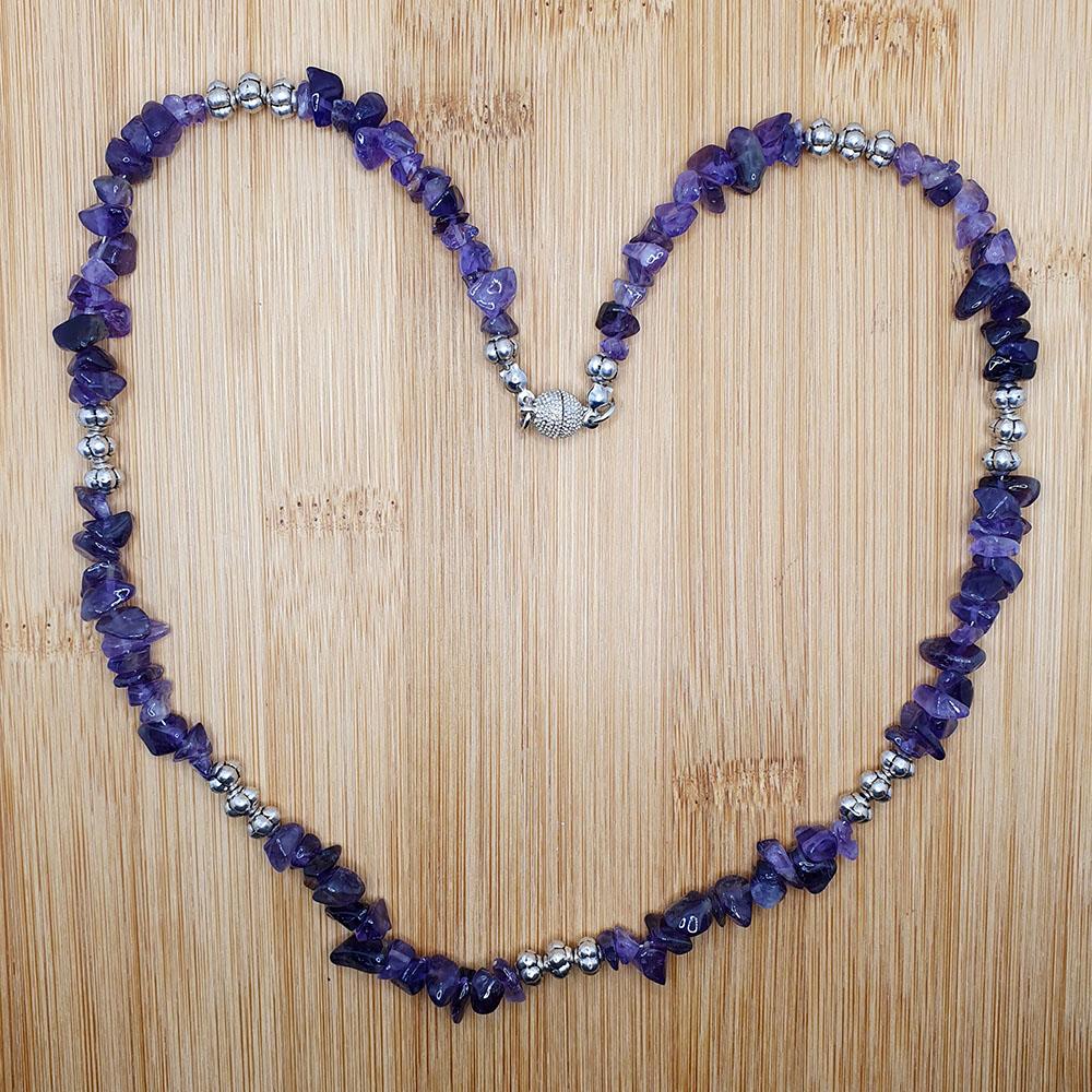 Isla Jewellery Set dark amethyst jewelry making kit — DIY set with beads and instructions for creating handmade jewelry