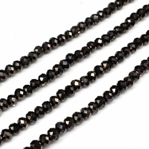 4mm crystal beads shadow, pack of 130 — faceted for jewelry making and beadwork