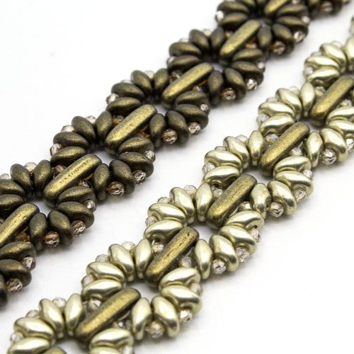 Marguerite Bracelet Makes 2 suede cloud bracelet making kit — DIY set with beads and instructions for creating handmade jewelry