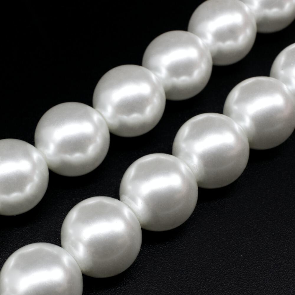 Glass Pearl Round Beads 12mm Aqua Craft Hobby And Jewellery Supplies Totally Beads 9702