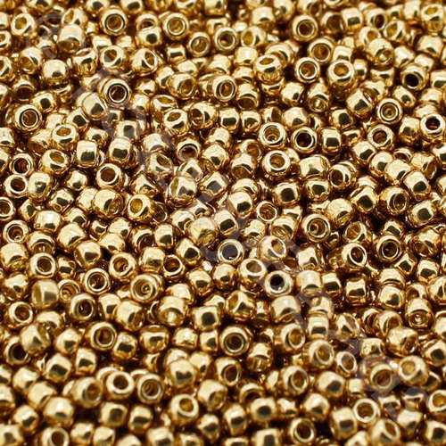 Toho Size 11 Seed Beads 10g - PF Gal Golden Fleece