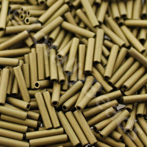 Toho 9mm Bugle Beads 10g - Matt Dark Copper