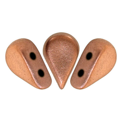 Amos Puca Beads 10g - Copper Gold Mat