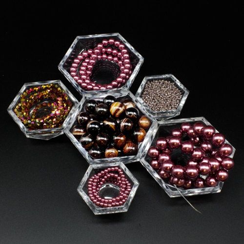 Premium Hugs & Kisses Jewellery Set sardonyx jewelry making kit — DIY set with beads and instructions for creating handmade jewelry